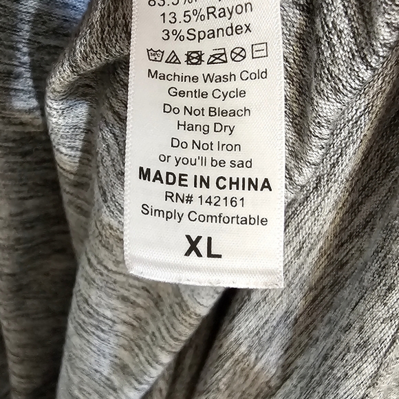 LULAROE SARAH CARDIGAN XL in Gray - Picture 5 of 6
